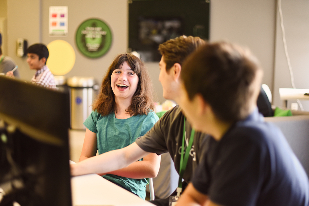 theCoderSchool Girl theCoderSchool Laughing 